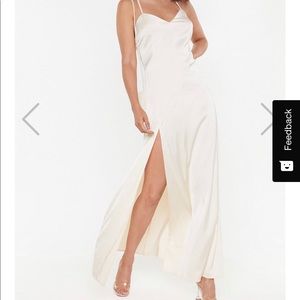 NWT Nasty Gal satin dress